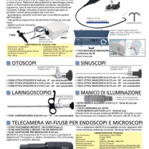 OCCHIALI, CASCHETTI ED ENDOSCOPIA